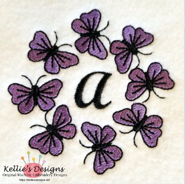 Butterfly Monogram A
