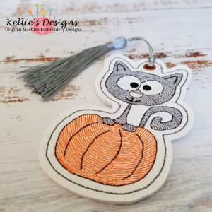 Cat In Pumpkin Ornament