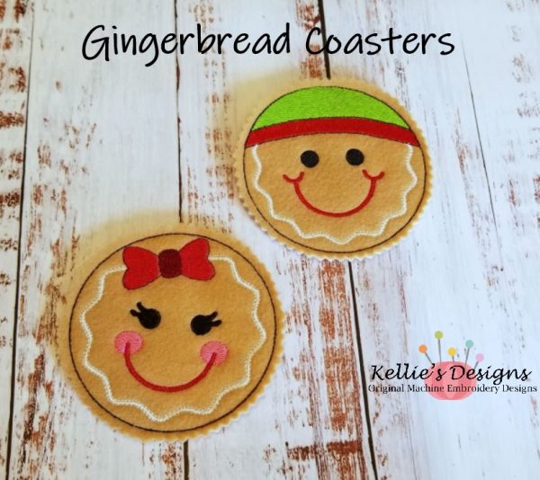 Gingerbread Coasters