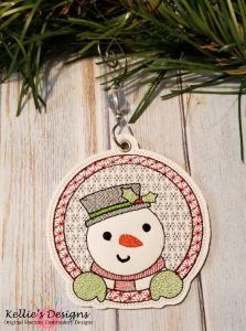 Snowman Frame Ornament