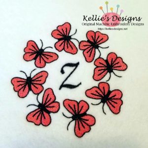 Butterfly Monogram Z