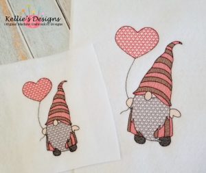 Sketch Heart Balloon Gnome
