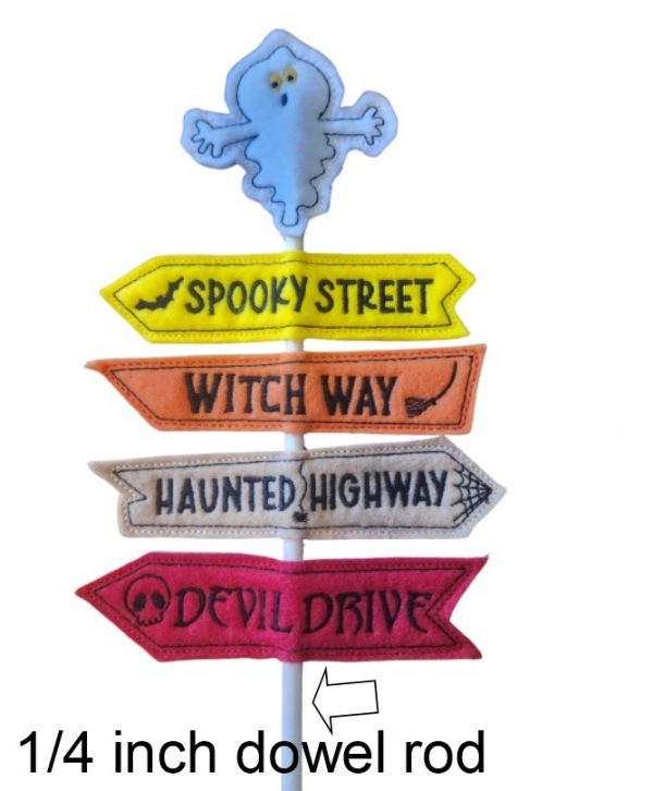 Halloween Street Sign - Image 8