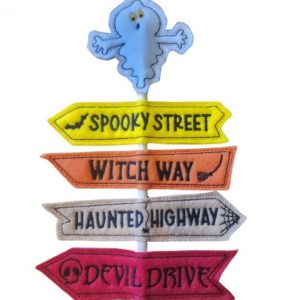 Halloween Street Sign