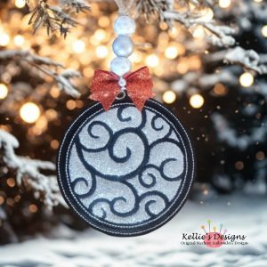 Swirl Applique Ornament